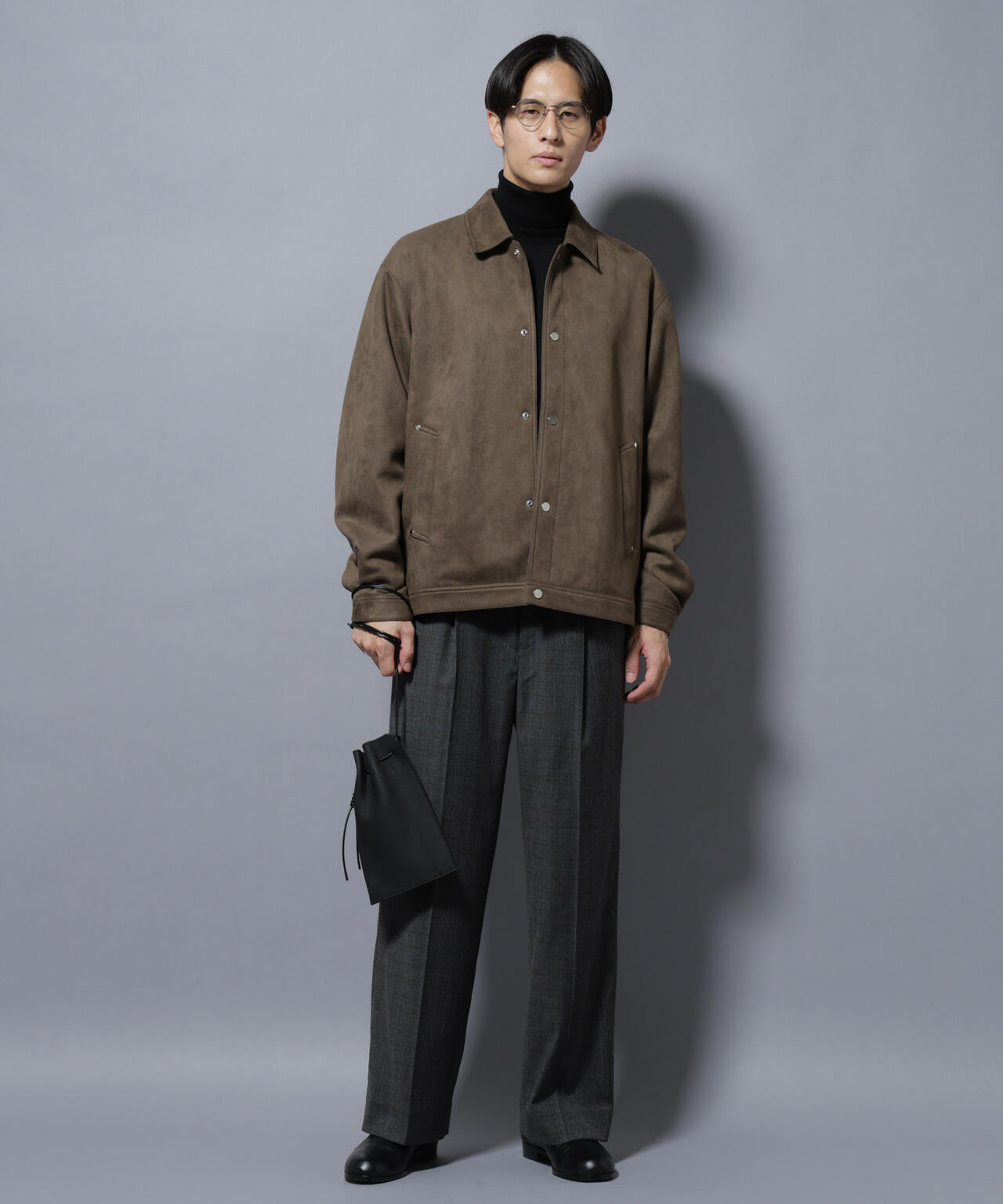 フェイクスエードシャツブルゾン 6685212213