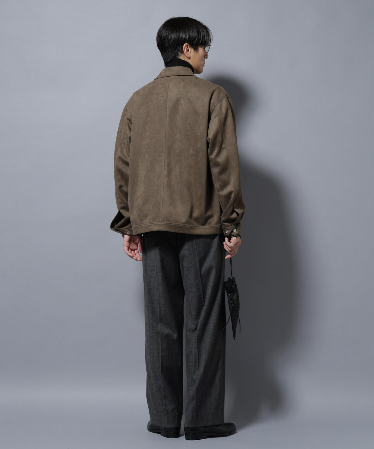 フェイクスエードシャツブルゾン 6685212213