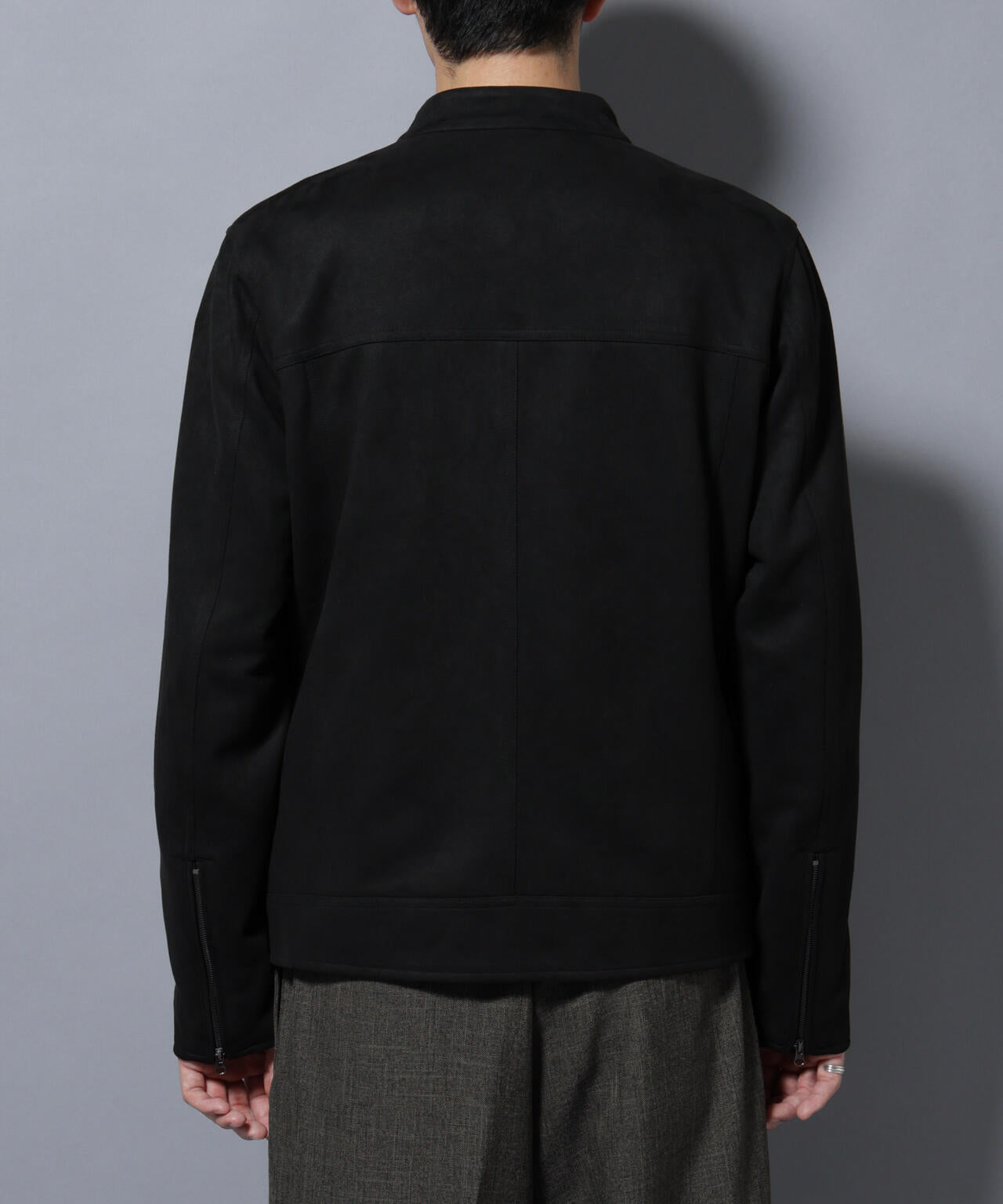 フェイクスエードシングルライダース 6685212220