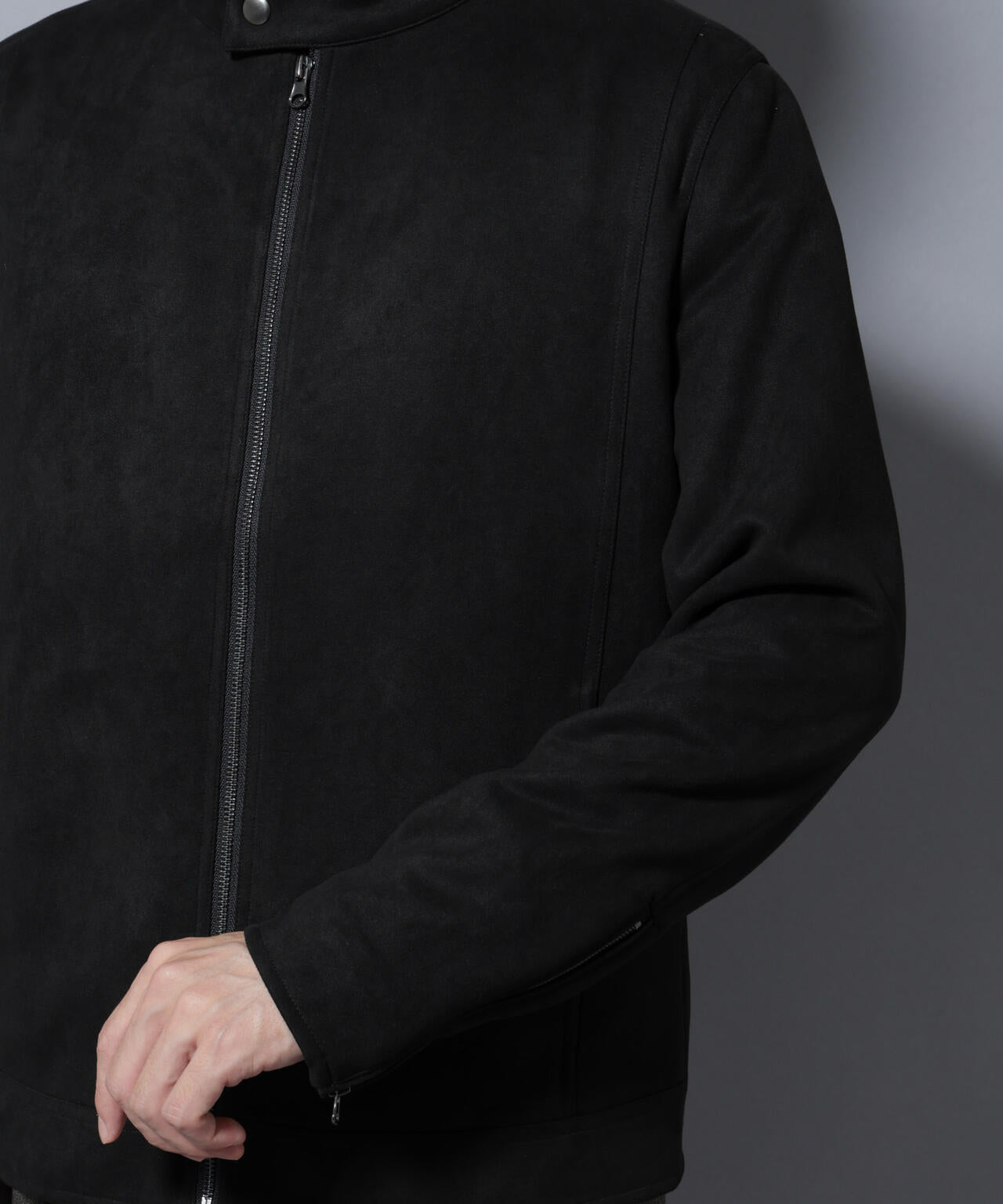 フェイクスエードシングルライダース 6685212220