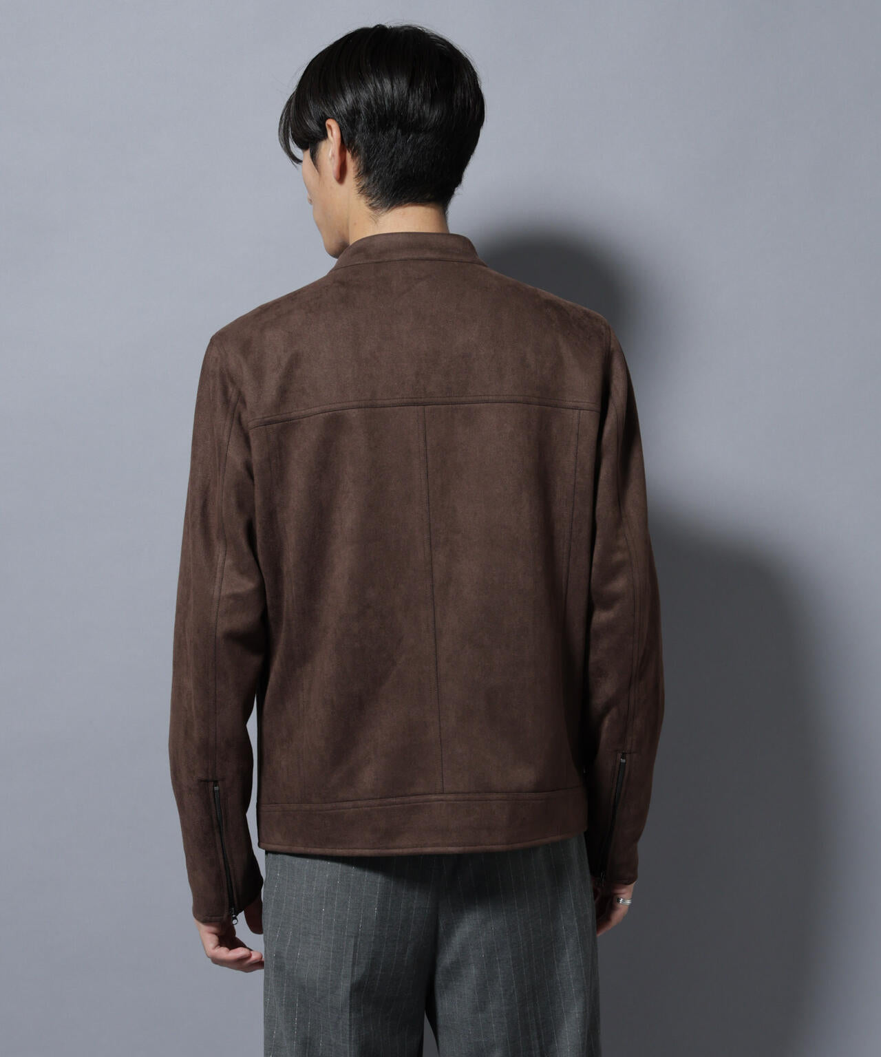 フェイクスエードシングルライダース 6685212220