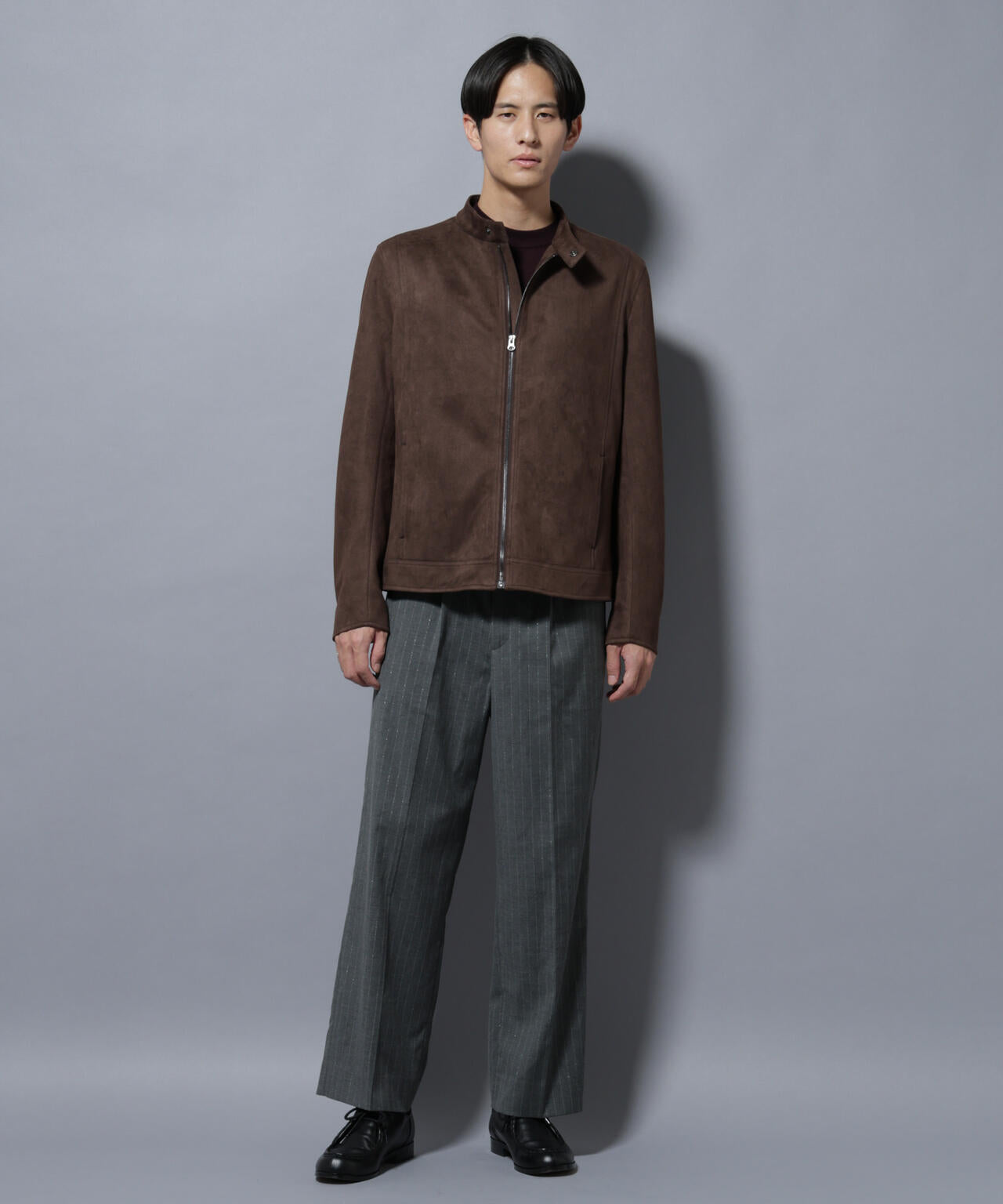 フェイクスエードシングルライダース 6685212220