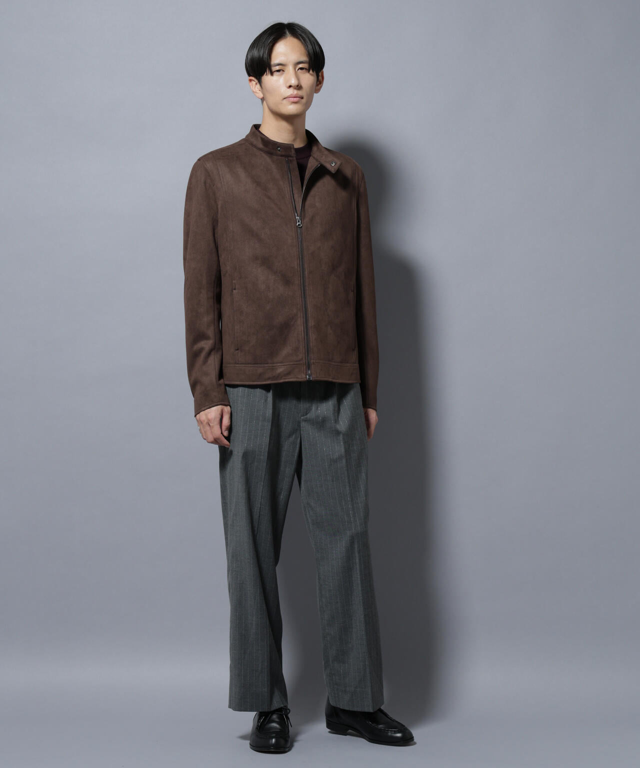 フェイクスエードシングルライダース 6685212220