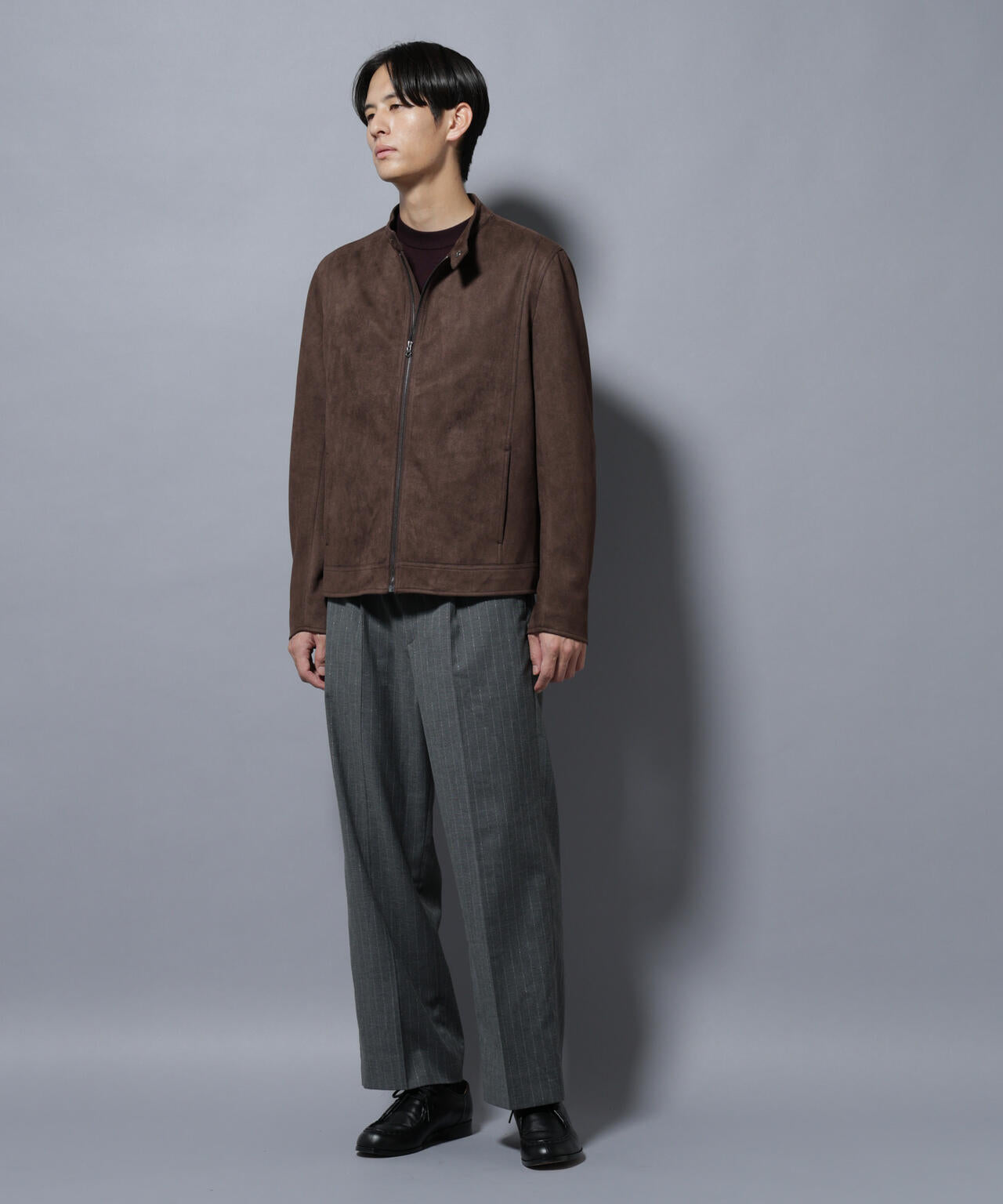 フェイクスエードシングルライダース 6685212220