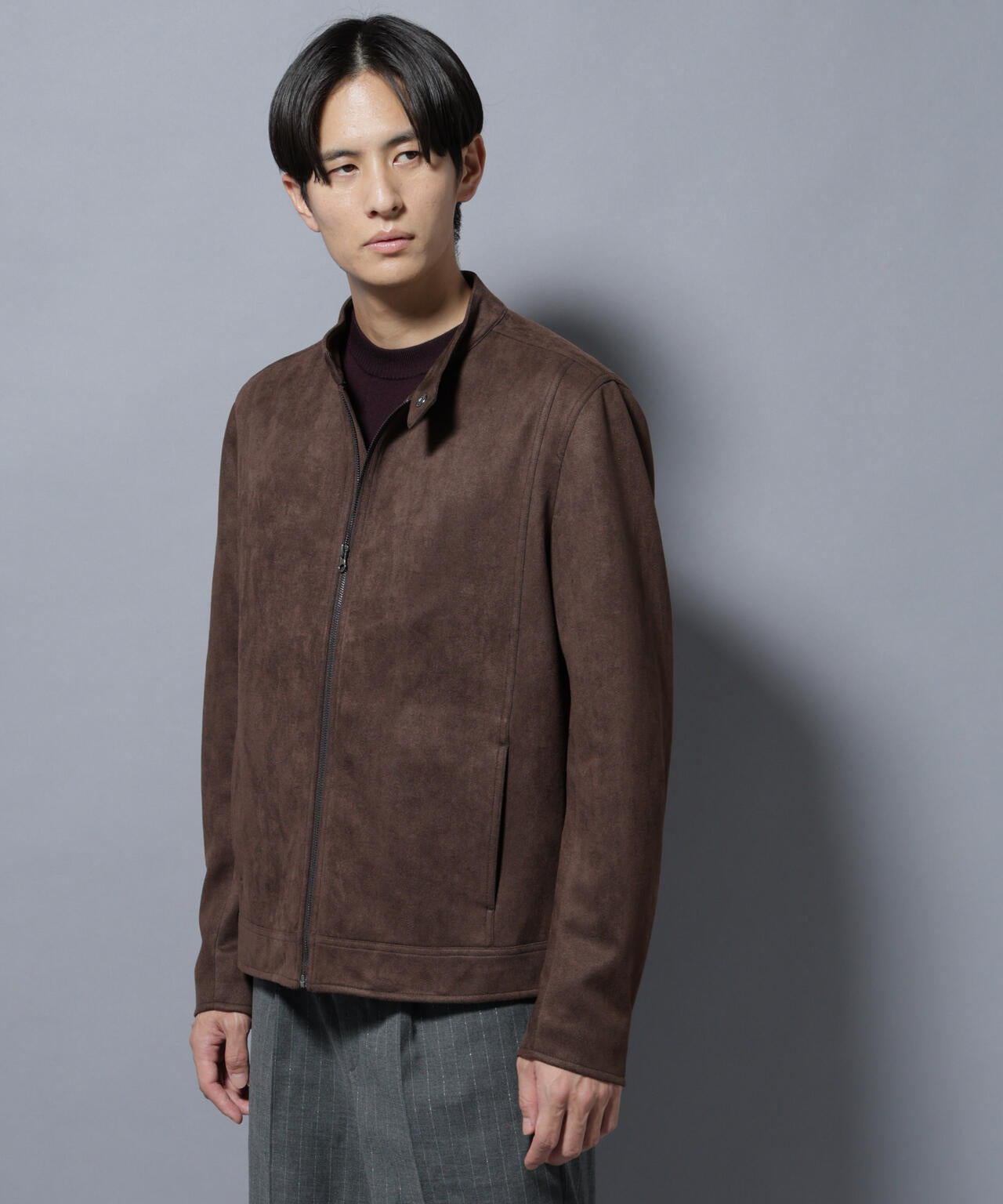 フェイクスエードシングルライダース 6685212220