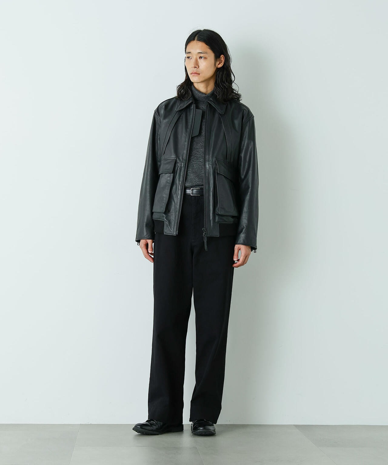 「HOTEL PALACE」 シングルライダース レザーJKT 6685213201