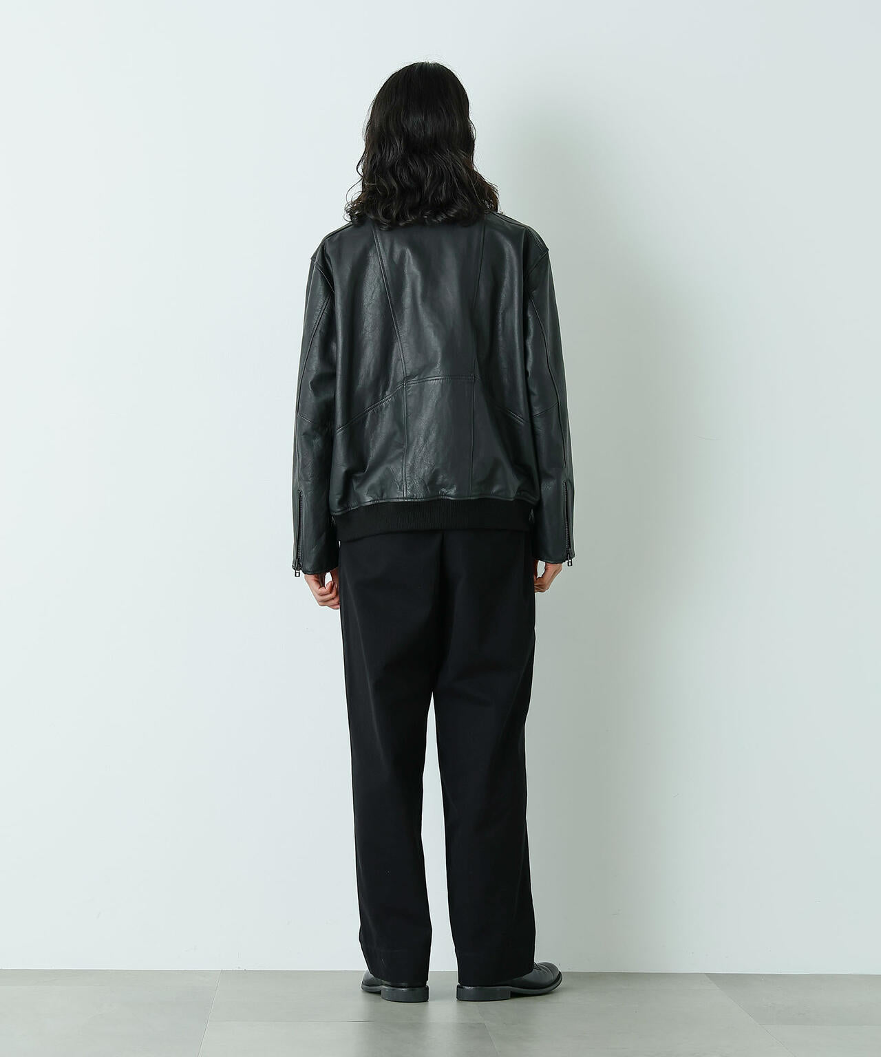 「HOTEL PALACE」 シングルライダース レザーJKT 6685213201