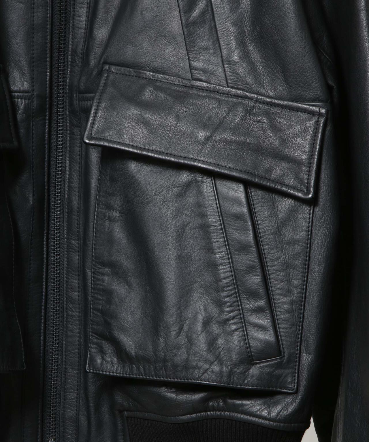 「HOTEL PALACE」 シングルライダース レザーJKT 6685213201