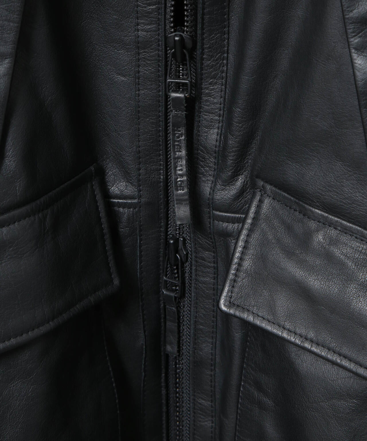 「HOTEL PALACE」 シングルライダース レザーJKT 6685213201