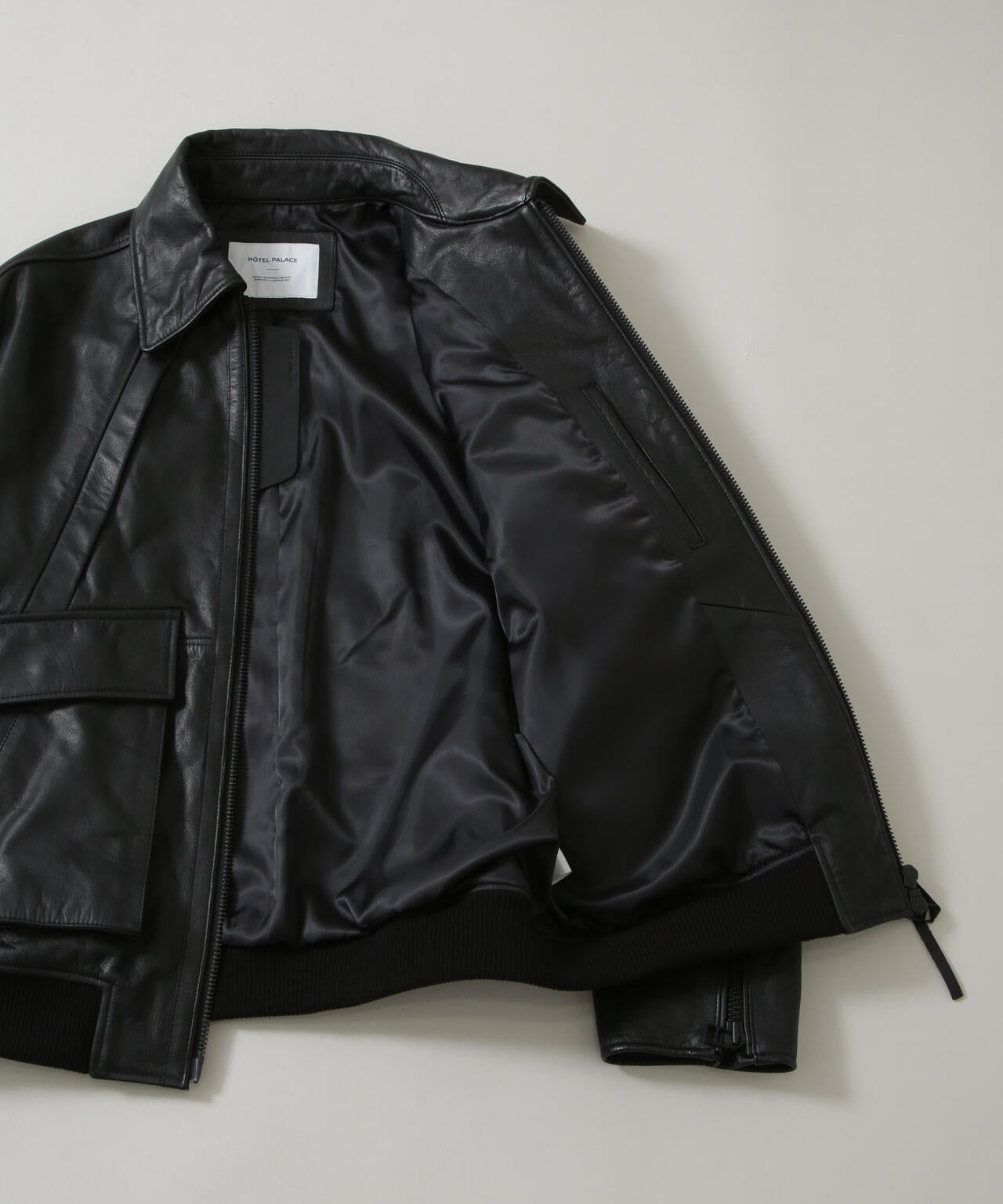 「HOTEL PALACE」 シングルライダース レザーJKT 6685213201