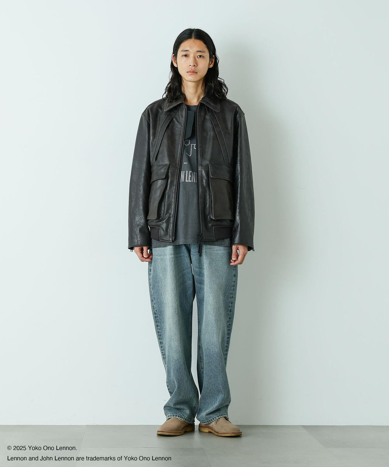 「HOTEL PALACE」 シングルライダース レザーJKT 6685213201