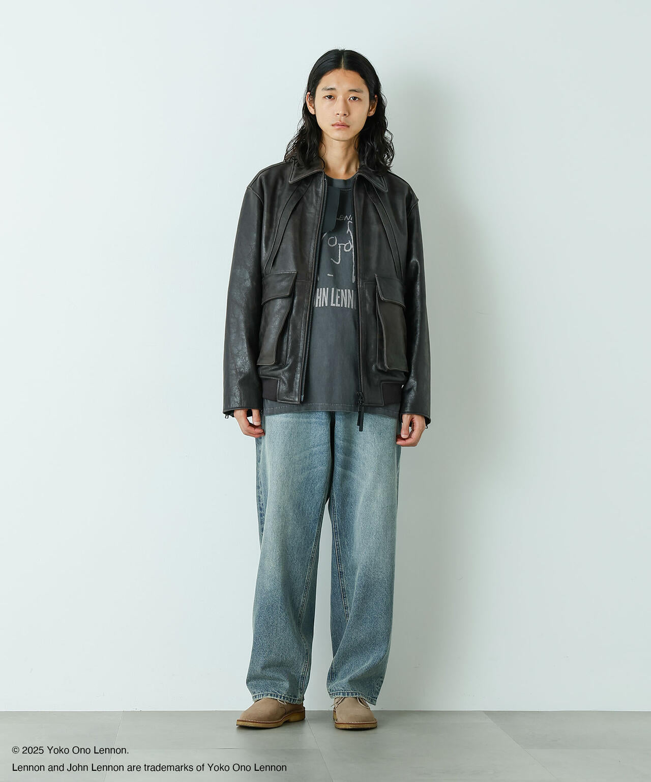 「HOTEL PALACE」 シングルライダース レザーJKT 6685213201