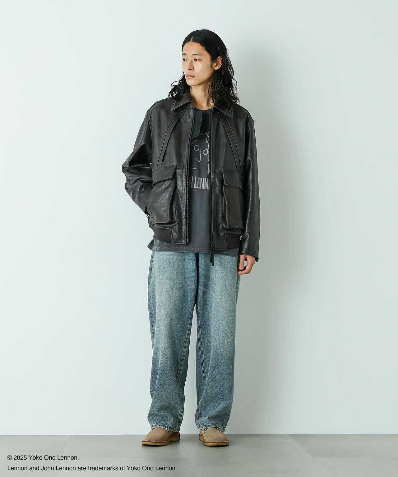 「HOTEL PALACE」 シングルライダース レザーJKT 6685213201