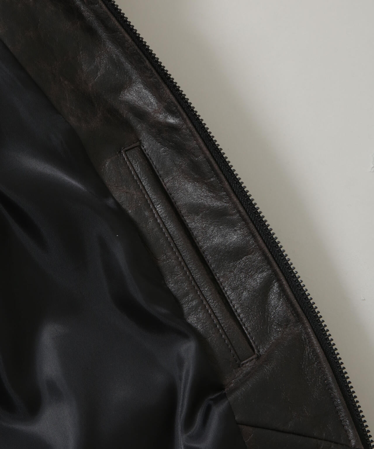 「HOTEL PALACE」 シングルライダース レザーJKT 6685213201