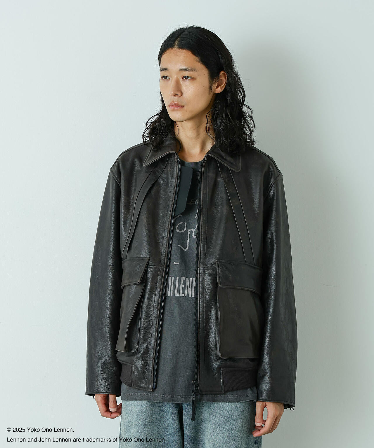 「HOTEL PALACE」 シングルライダース レザーJKT 6685213201