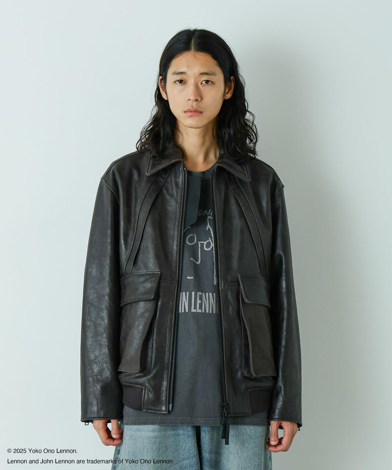 「HOTEL PALACE」 シングルライダース レザーJKT 6685213201