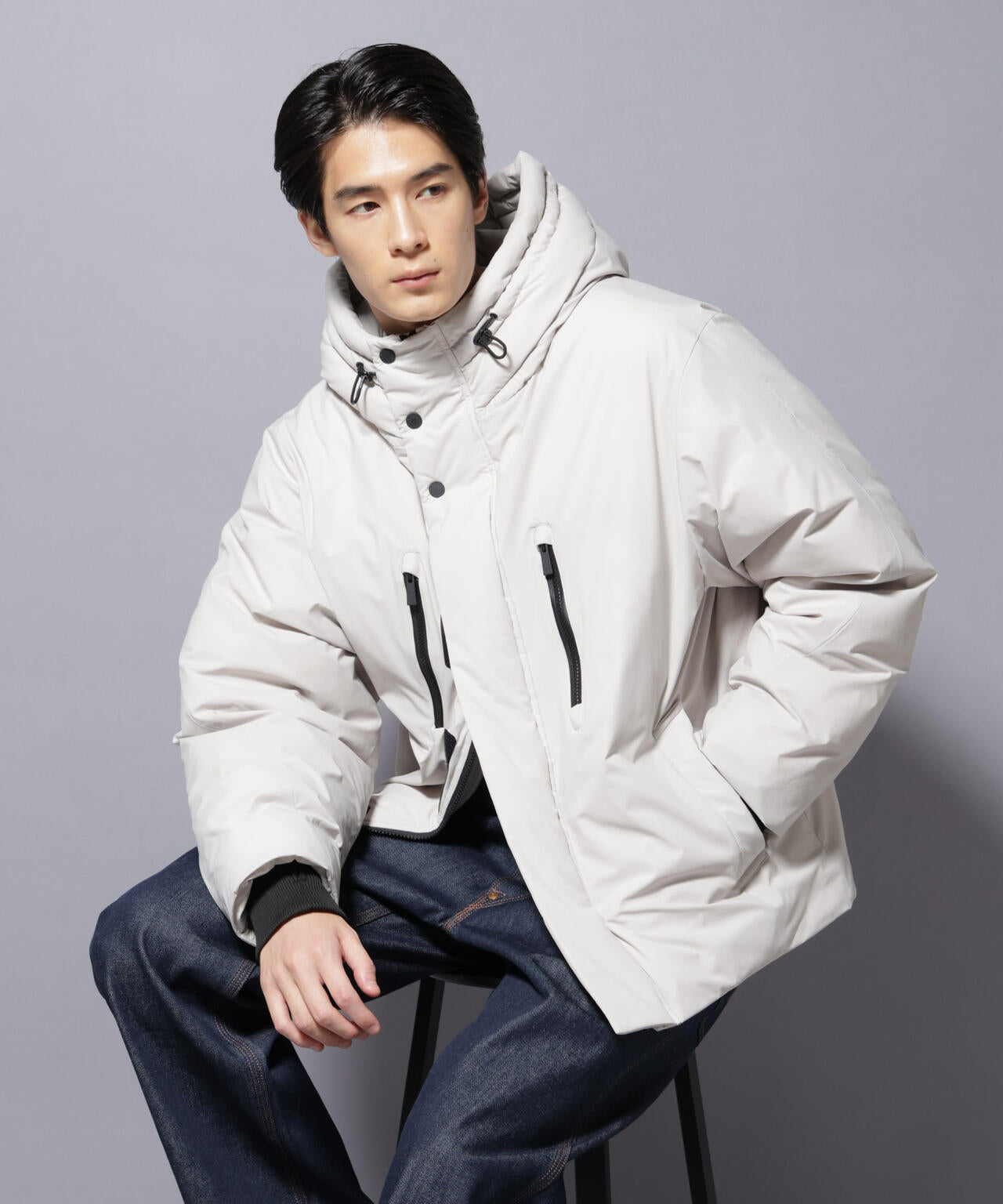 西川ダウン(R)」SOLOTEXショートダウン