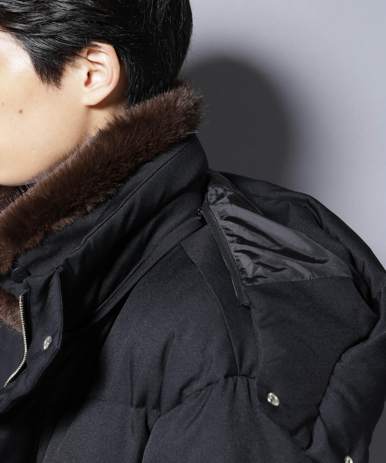 「西川ダウン(R)」フェイクファーカラーサージロングダウン 6685214204