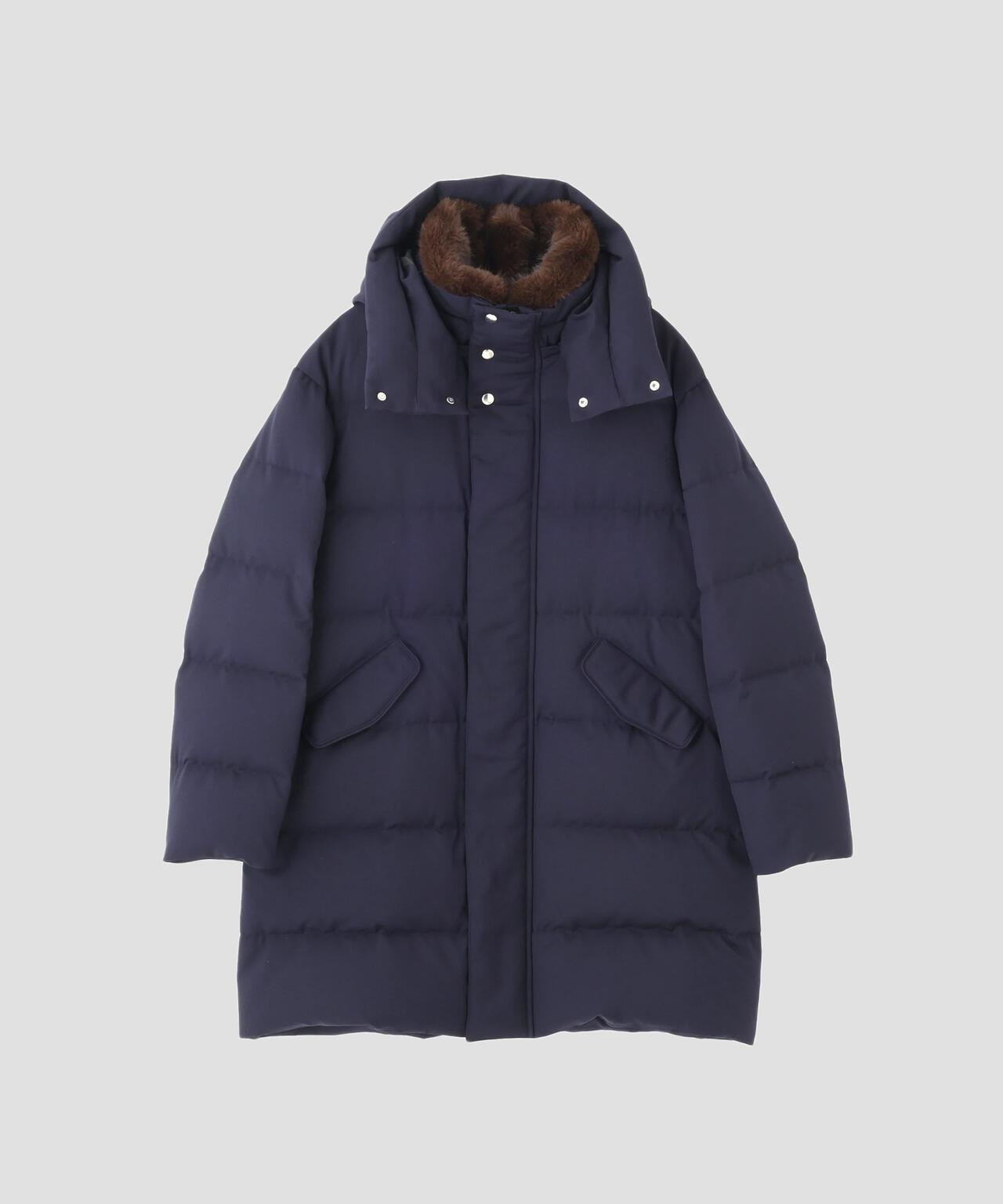 「西川ダウン(R)」フェイクファーカラーサージロングダウン 6685214204