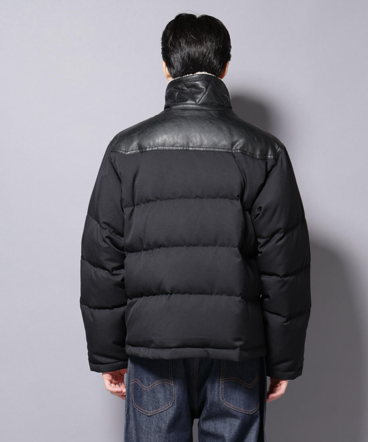 「西川ダウン(R)」ボアカラーサージショートダウン 6685214205