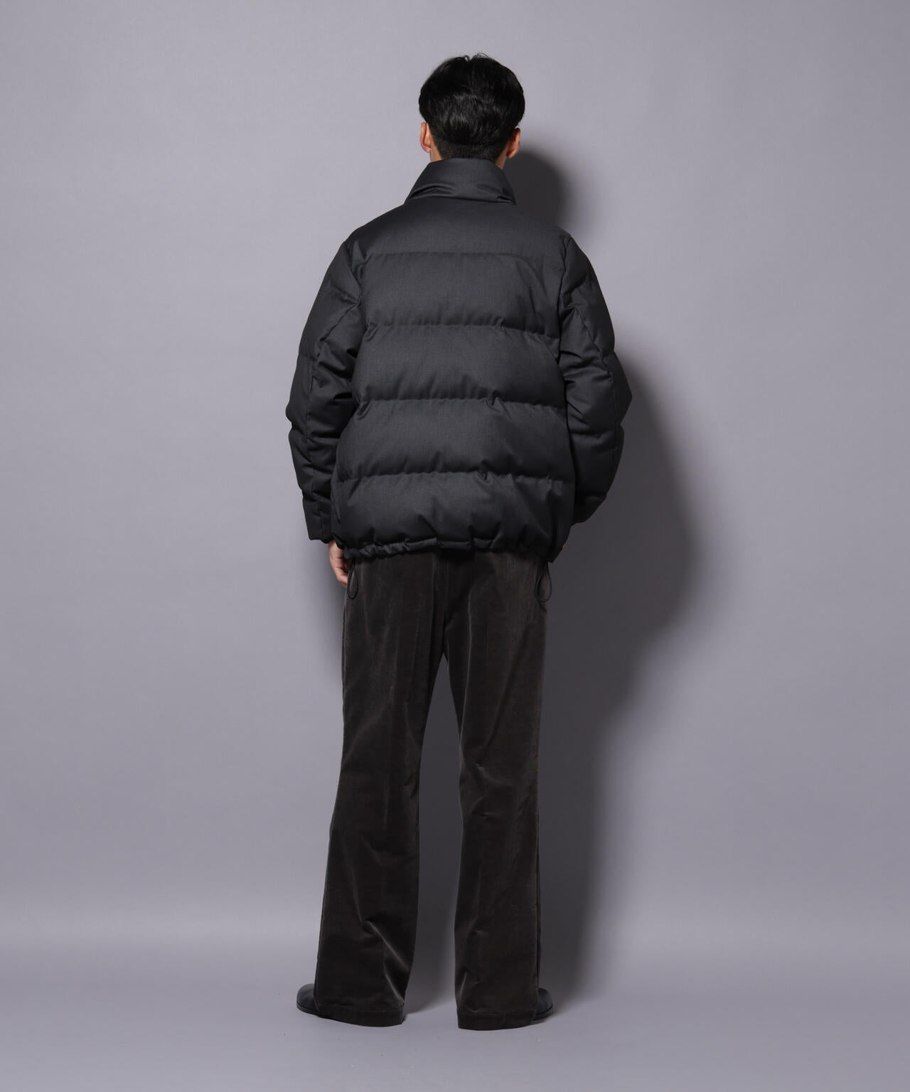 DELEGANTE エアリーサキソニー/グレンチェックTAIONダウンジャケット 6685214206