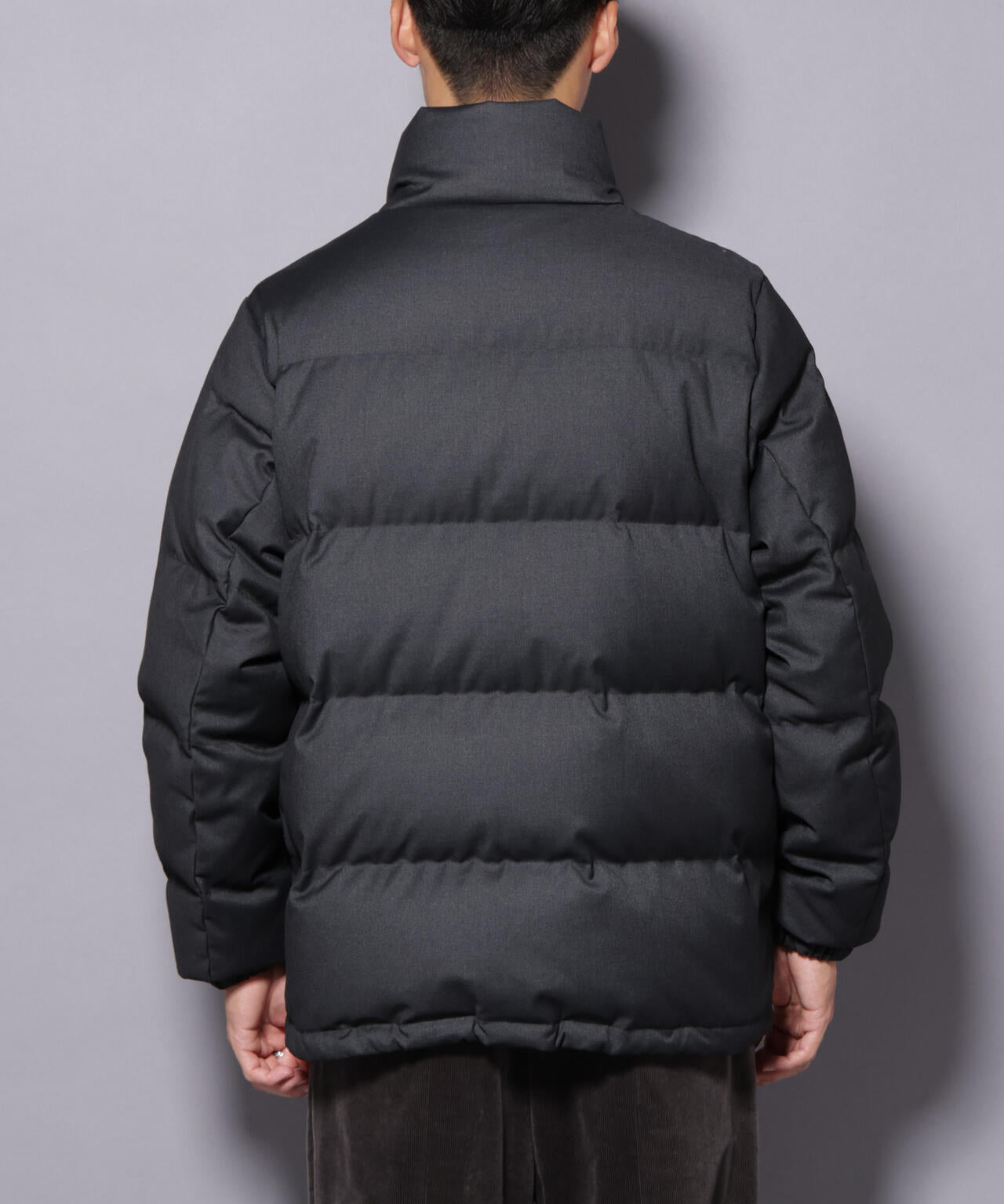 DELEGANTE エアリーサキソニー/グレンチェックTAIONダウンジャケット 6685214206