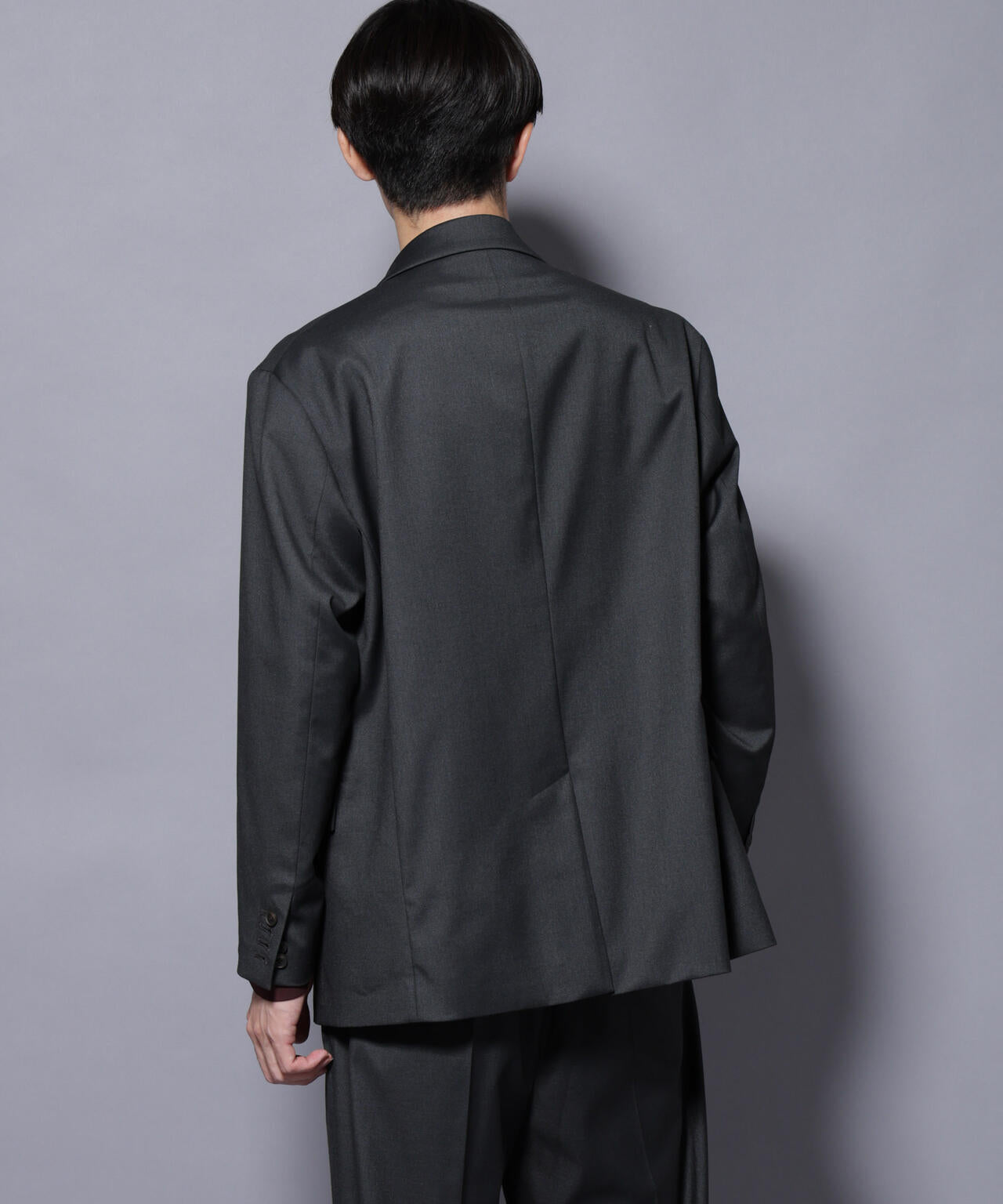 DELEGANTEエアリーサキソニー グリッターストライプテーラードジャケット(セットアップ可) 6685216201