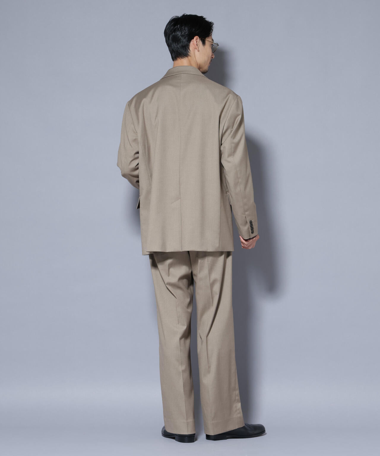 DELEGANTEエアリーサキソニー グリッターストライプテーラードジャケット(セットアップ可) 6685216201