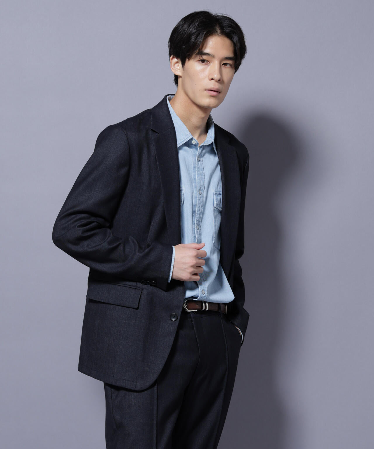 「N JACKET PREMIUM」ウールデニムジャケット/STRETCH(セットアップ可) 6685217201