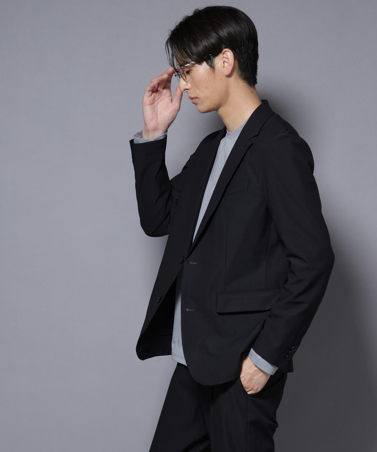 「N JACKET BASIC」TEXBRID(R) ツイルジャケット/ストレッチ・撥水(セットアップ可) 6685217202