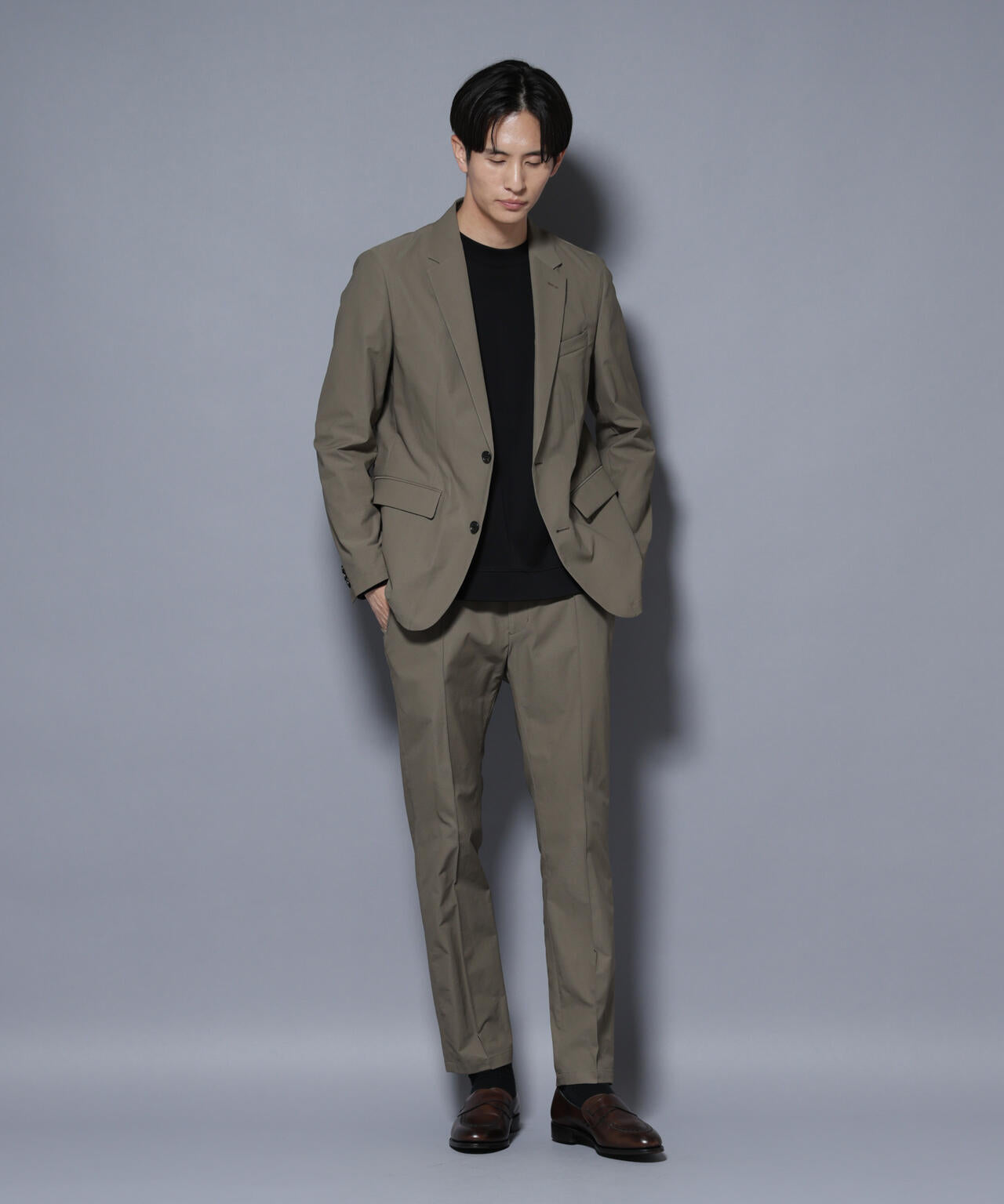 「N JACKET BASIC」TEXBRID(R) ツイルジャケット/ストレッチ・撥水(セットアップ可) 6685217202