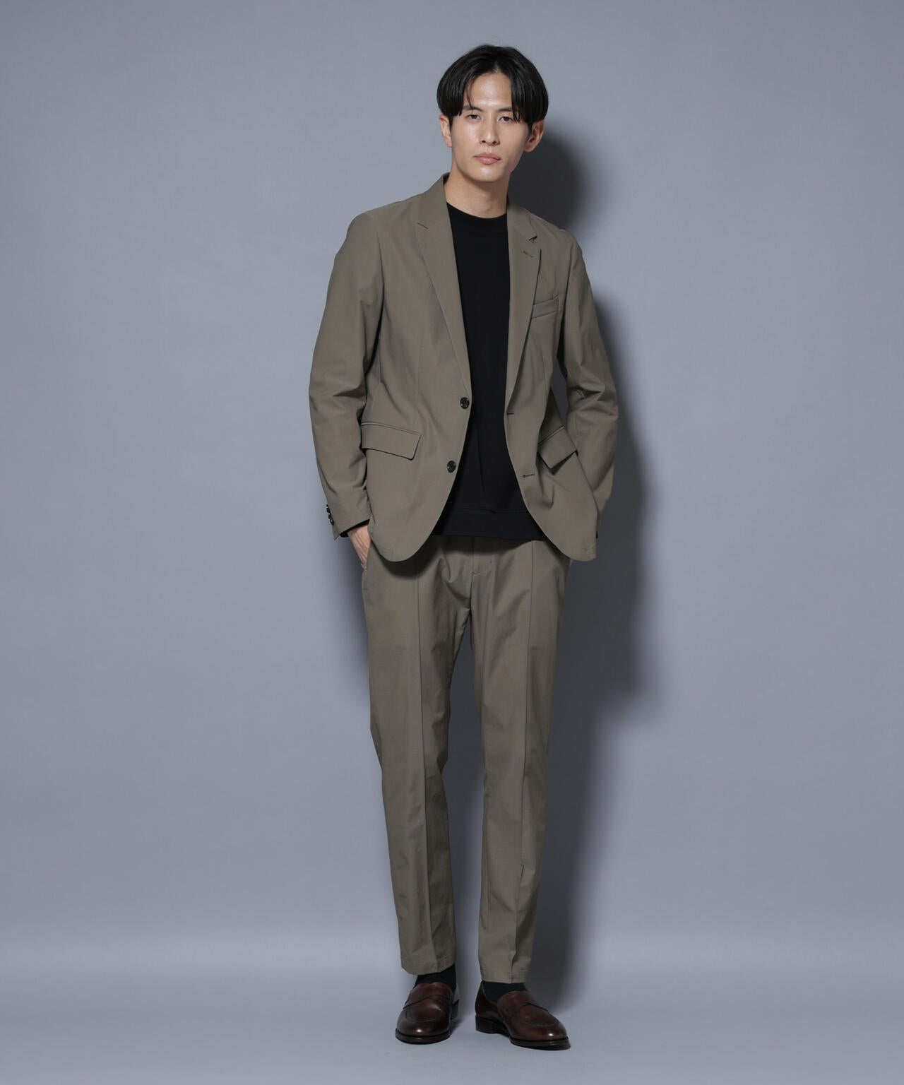 「N JACKET BASIC」TEXBRID(R) ツイルジャケット/ストレッチ・撥水(セットアップ可) 6685217202