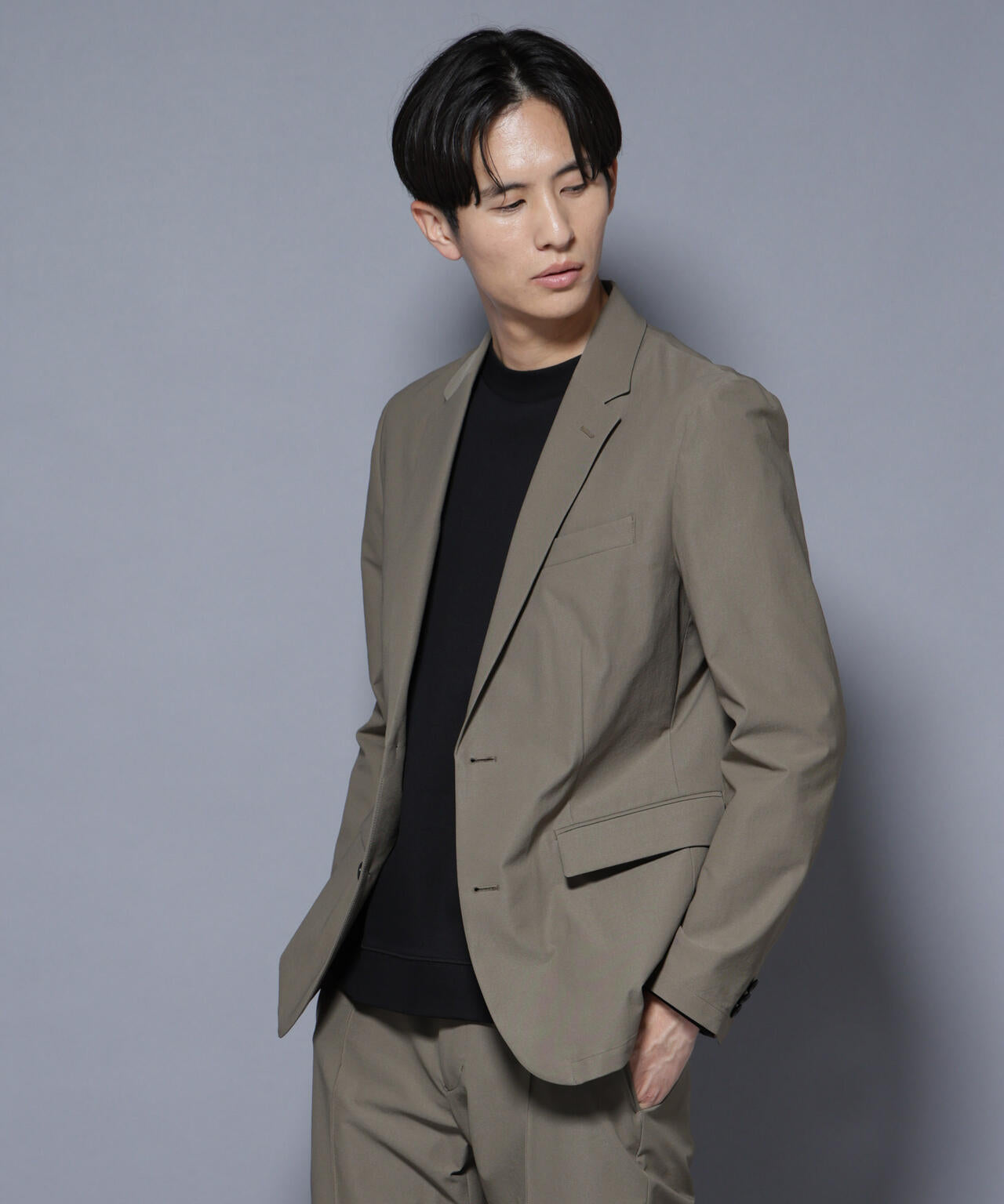 「N JACKET BASIC」TEXBRID(R) ツイルジャケット/ストレッチ・撥水(セットアップ可) 6685217202