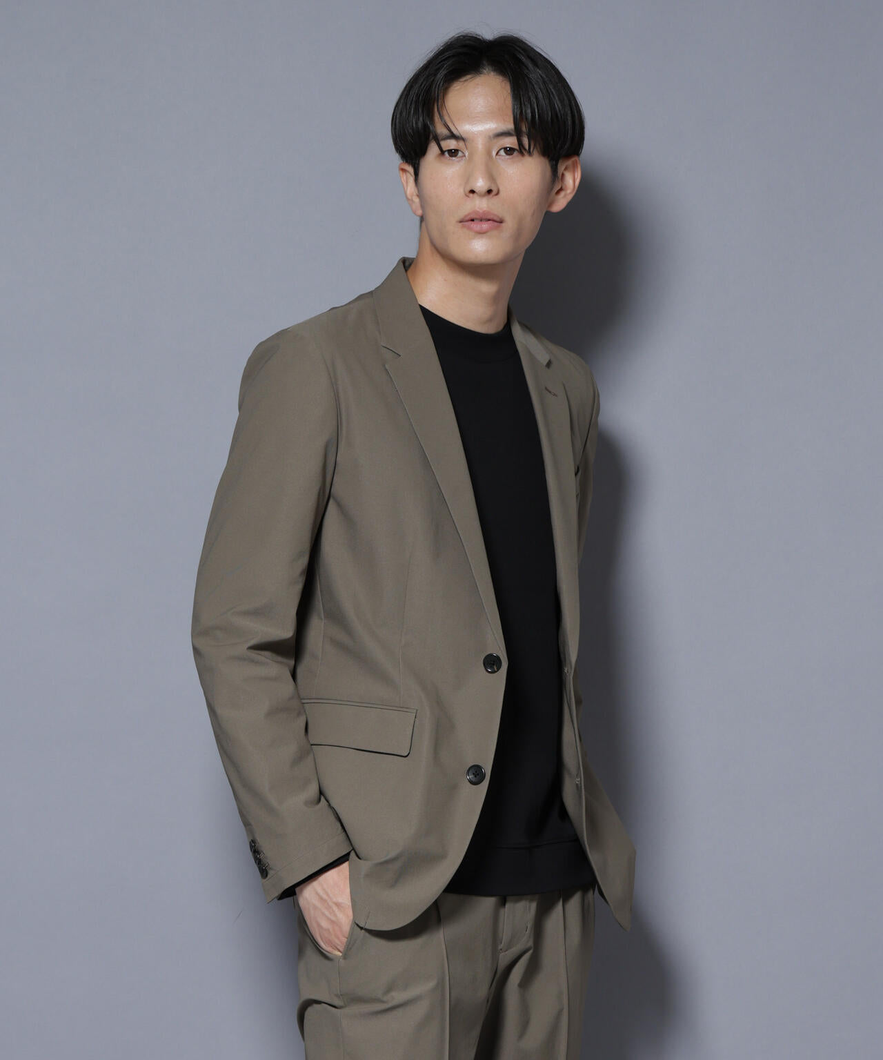 「N JACKET BASIC」TEXBRID(R) ツイルジャケット/ストレッチ・撥水(セットアップ可) 6685217202