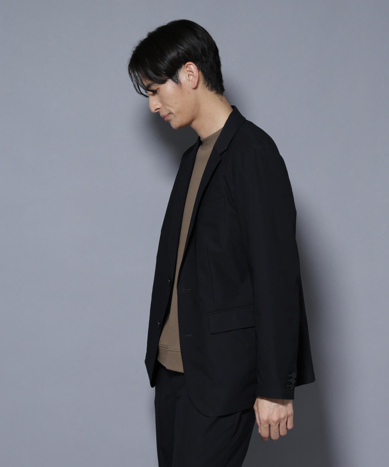 「N JACKET BASIC」SizeMoreTEXBRID(R)ストレッチジャケット(セットアップ可) 6685217203
