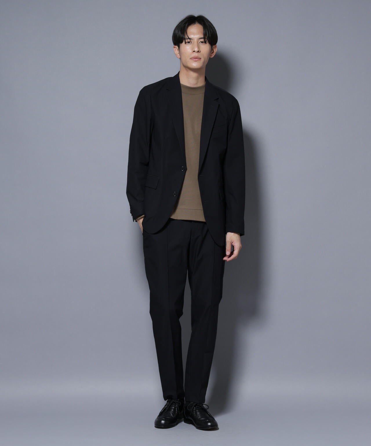 「N JACKET BASIC」SizeMoreTEXBRID(R)ストレッチジャケット(セットアップ可) 6685217203