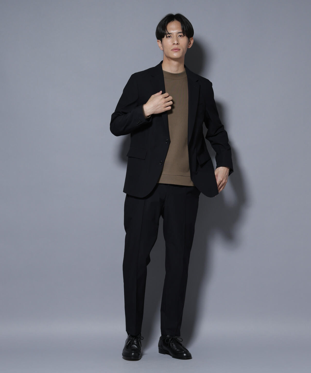 「N JACKET BASIC」SizeMoreTEXBRID(R)ストレッチジャケット(セットアップ可) 6685217203