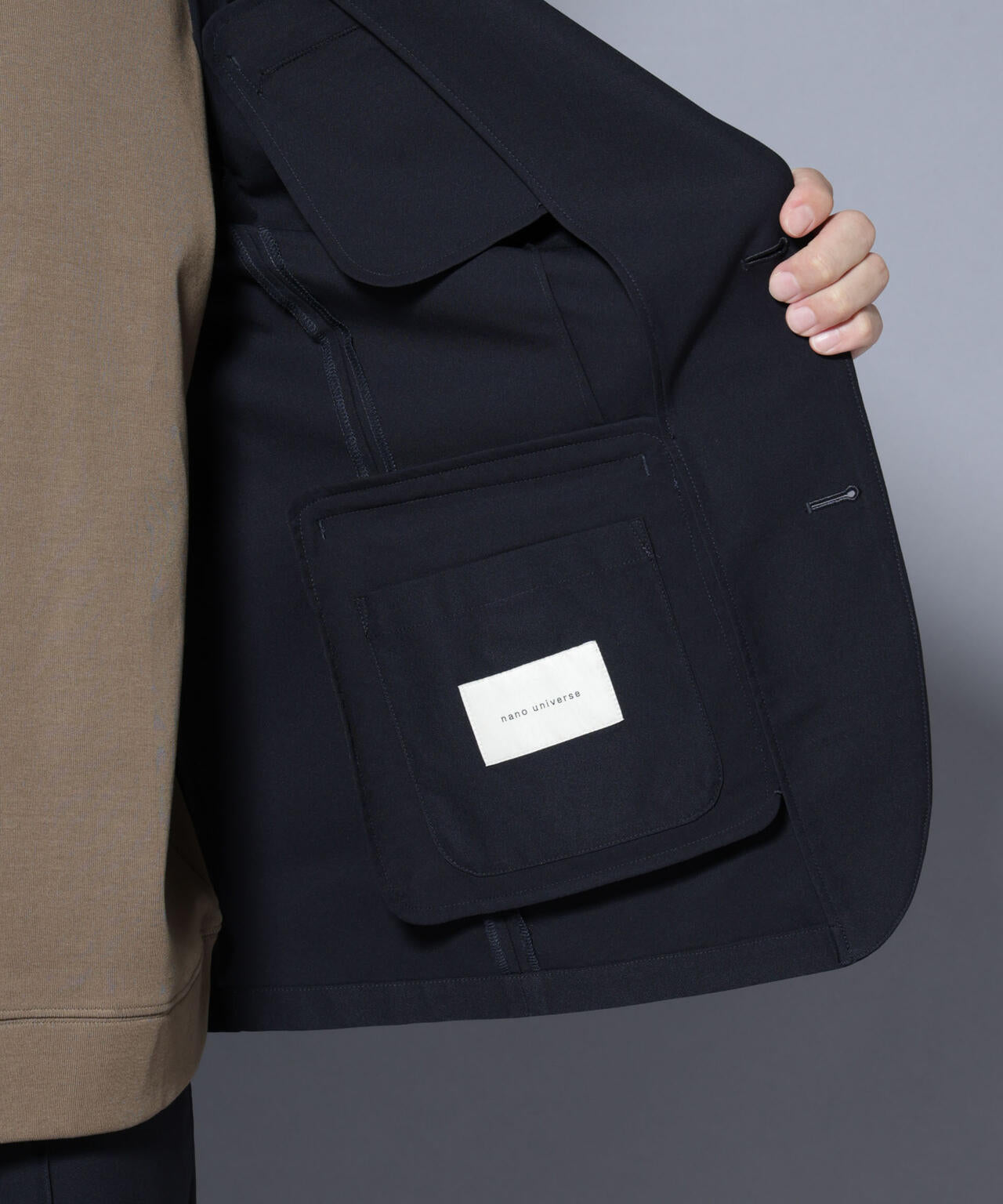 「N JACKET BASIC」SizeMoreTEXBRID(R)ストレッチジャケット(セットアップ可) 6685217203