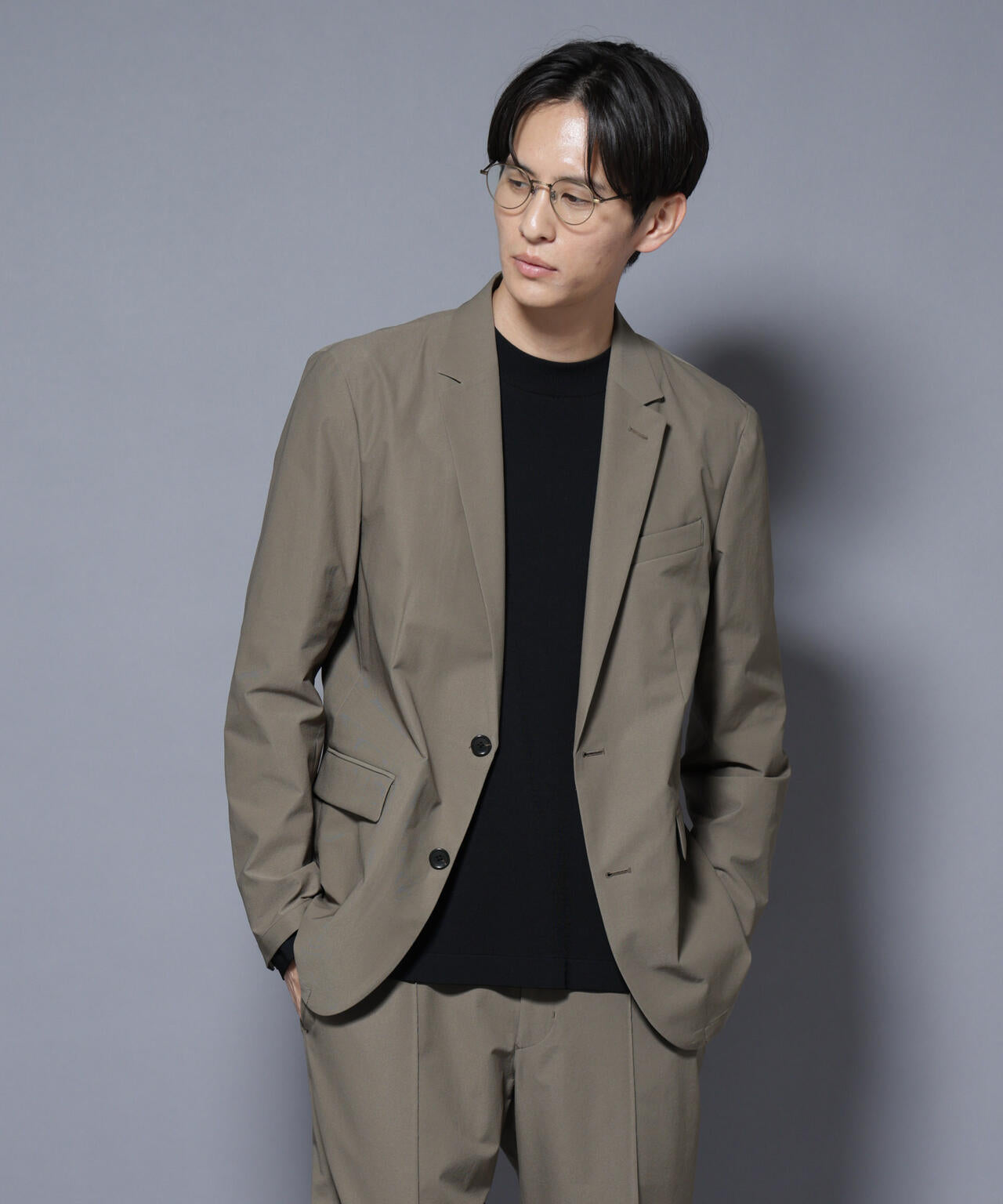 「N JACKET BASIC」SizeMoreTEXBRID(R)ストレッチジャケット(セットアップ可) 6685217203