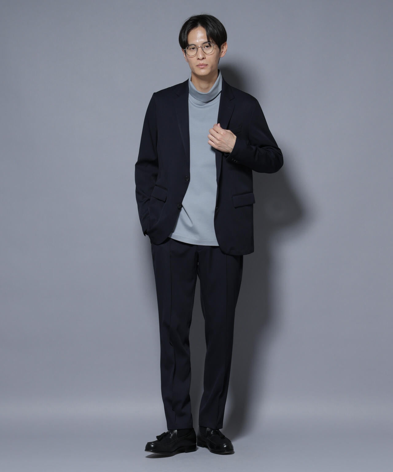 「N JACKET BASIC」シャドーストライプジャケット(セットアップ可) 6685217204