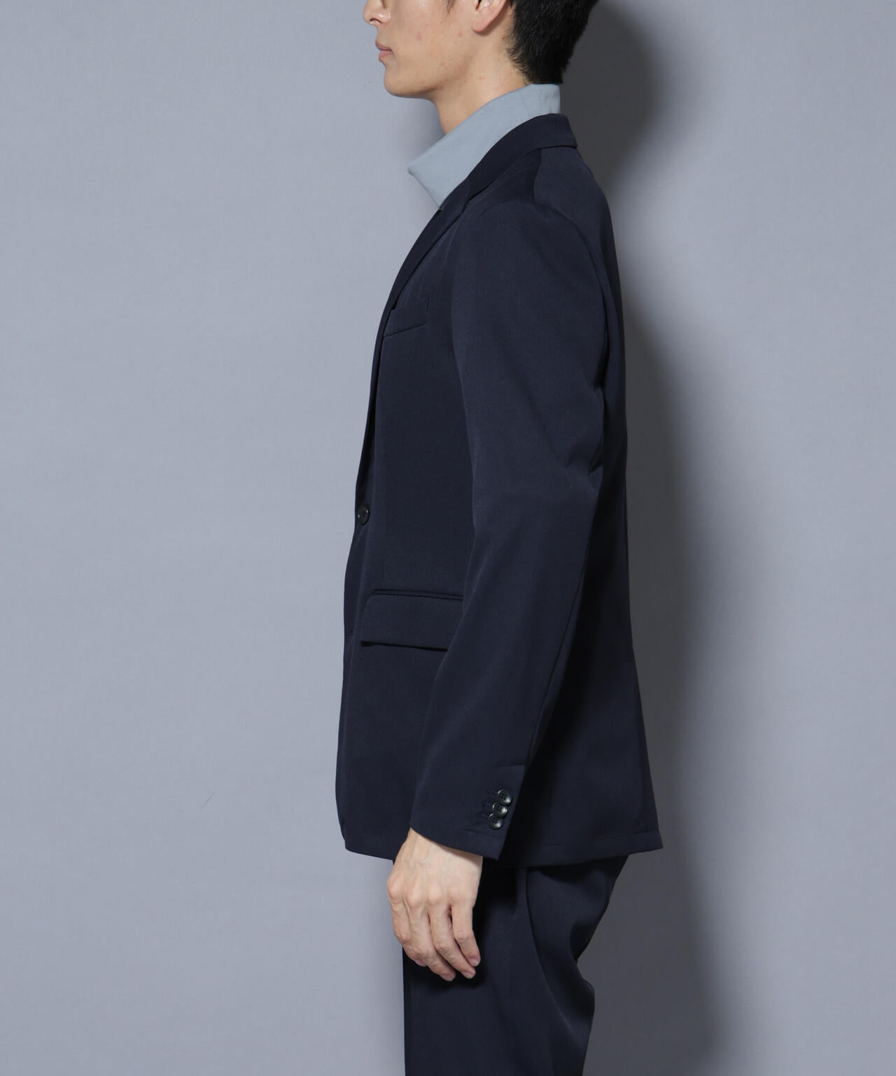 「N JACKET BASIC」シャドーストライプジャケット(セットアップ可) 6685217204