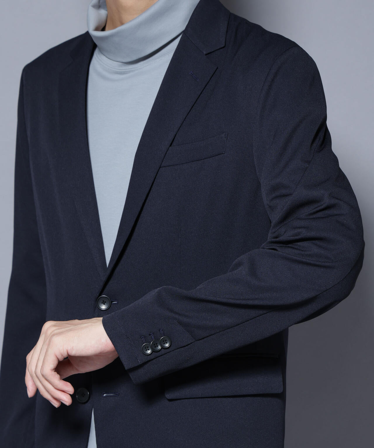 「N JACKET BASIC」シャドーストライプジャケット(セットアップ可) 6685217204