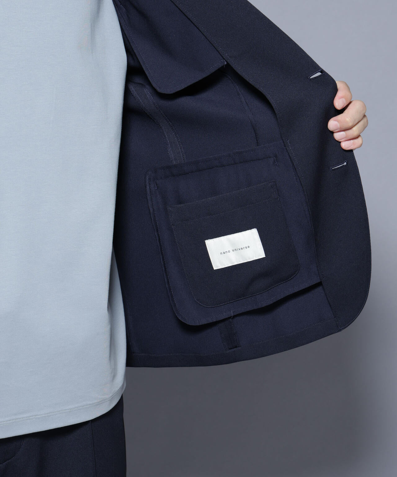 「N JACKET BASIC」シャドーストライプジャケット(セットアップ可) 6685217204