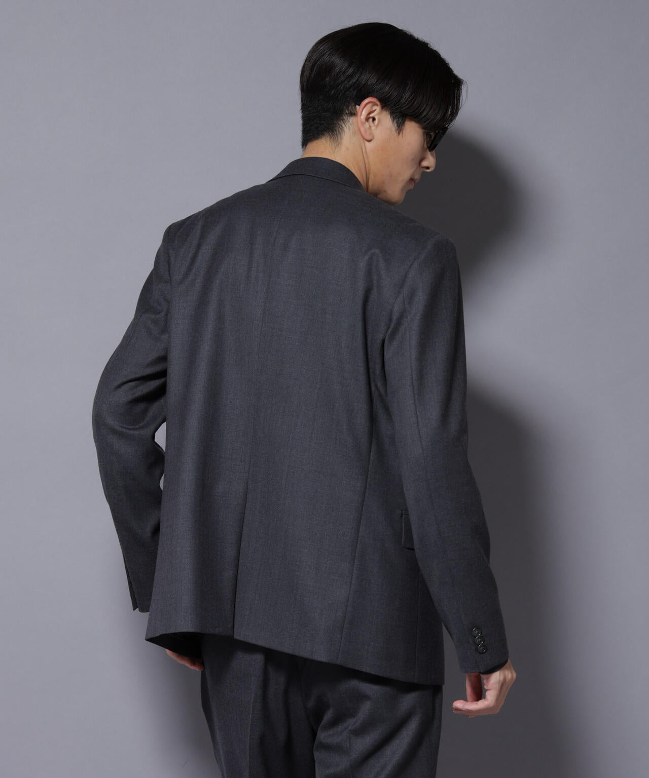 「N JACKET PREMIUM」RENU(R) ウール混洗えるサキソニージャケット(セットアップ可) 6685217205