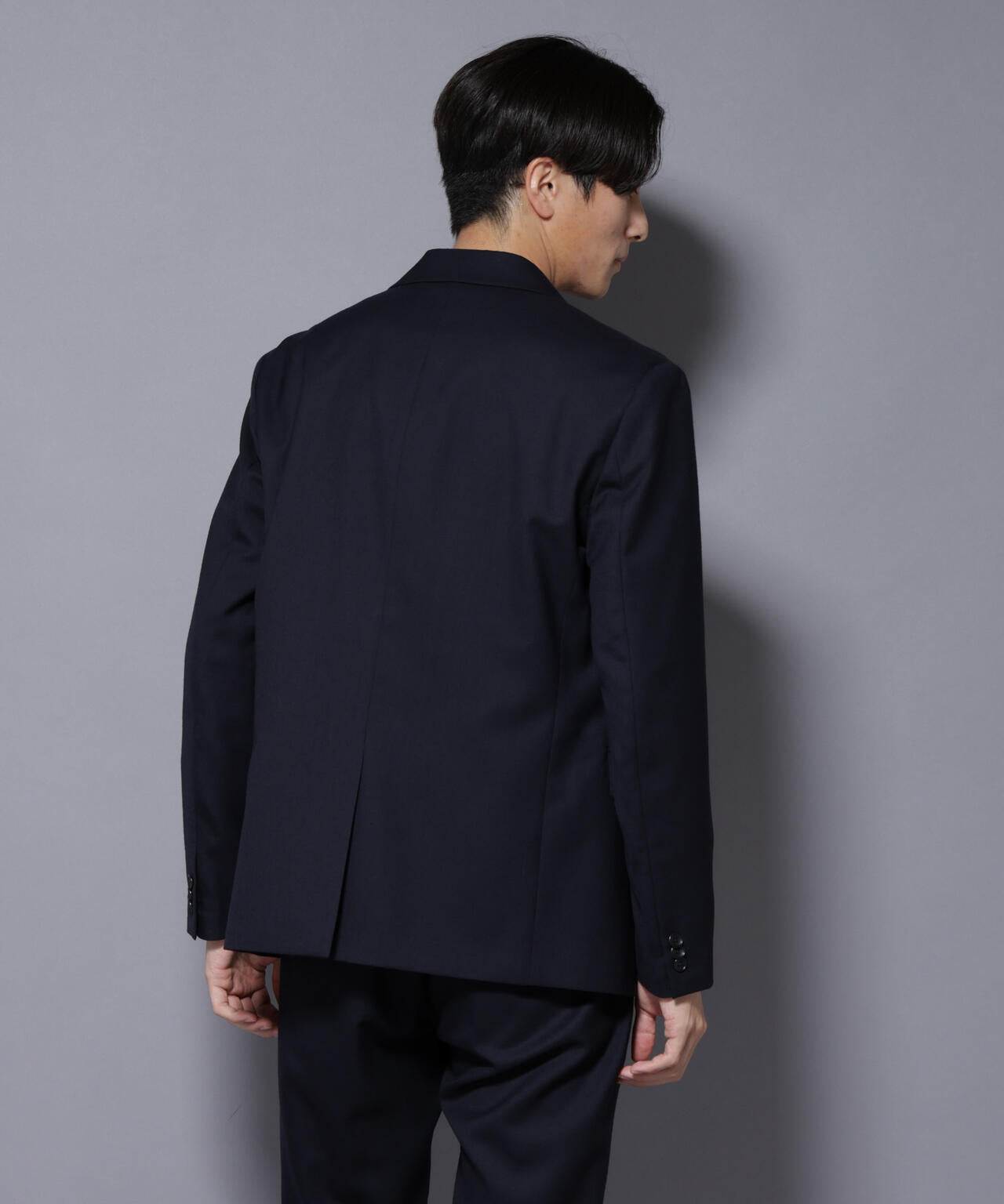 「N JACKET PREMIUM」RENU(R) ウール混洗えるサキソニージャケット(セットアップ可) 6685217205