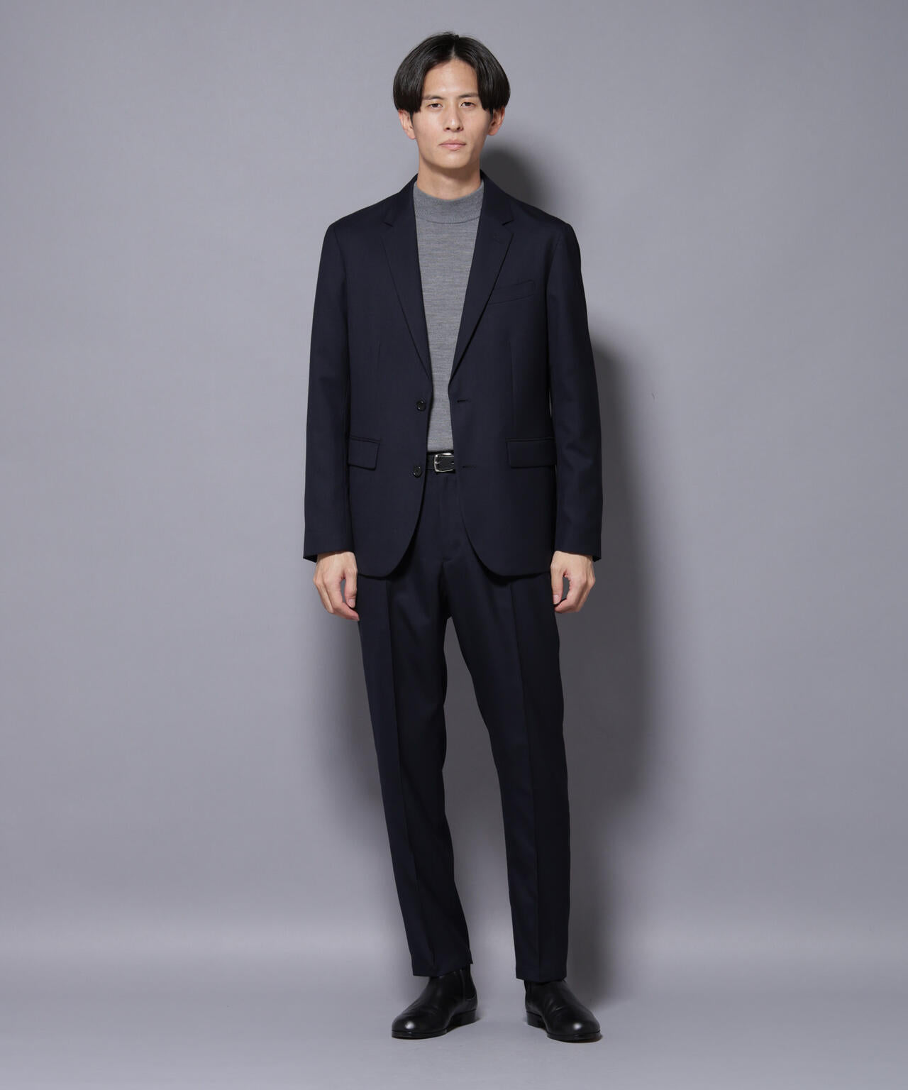 「N JACKET PREMIUM」RENU(R) ウール混洗えるサキソニージャケット(セットアップ可) 6685217205