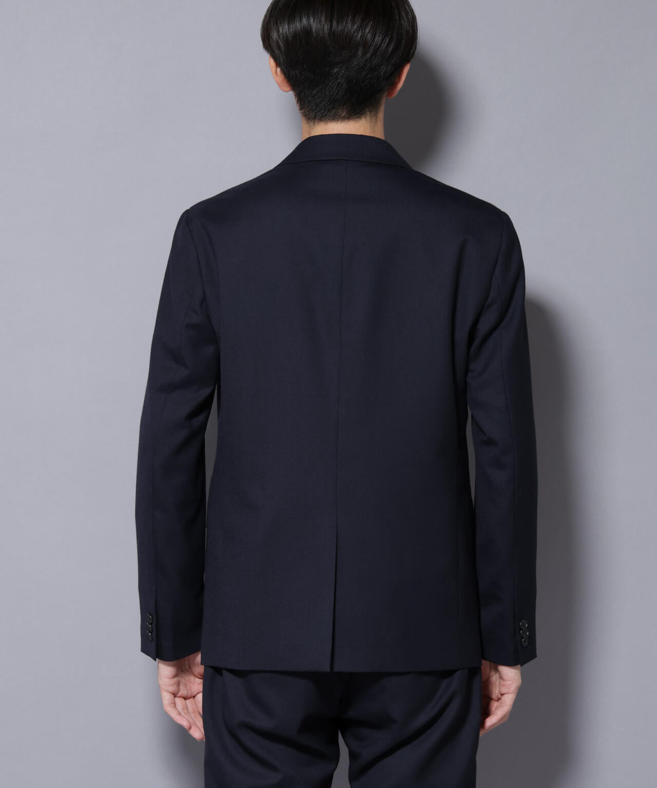 「N JACKET PREMIUM」RENU(R) ウール混洗えるサキソニージャケット(セットアップ可) 6685217205