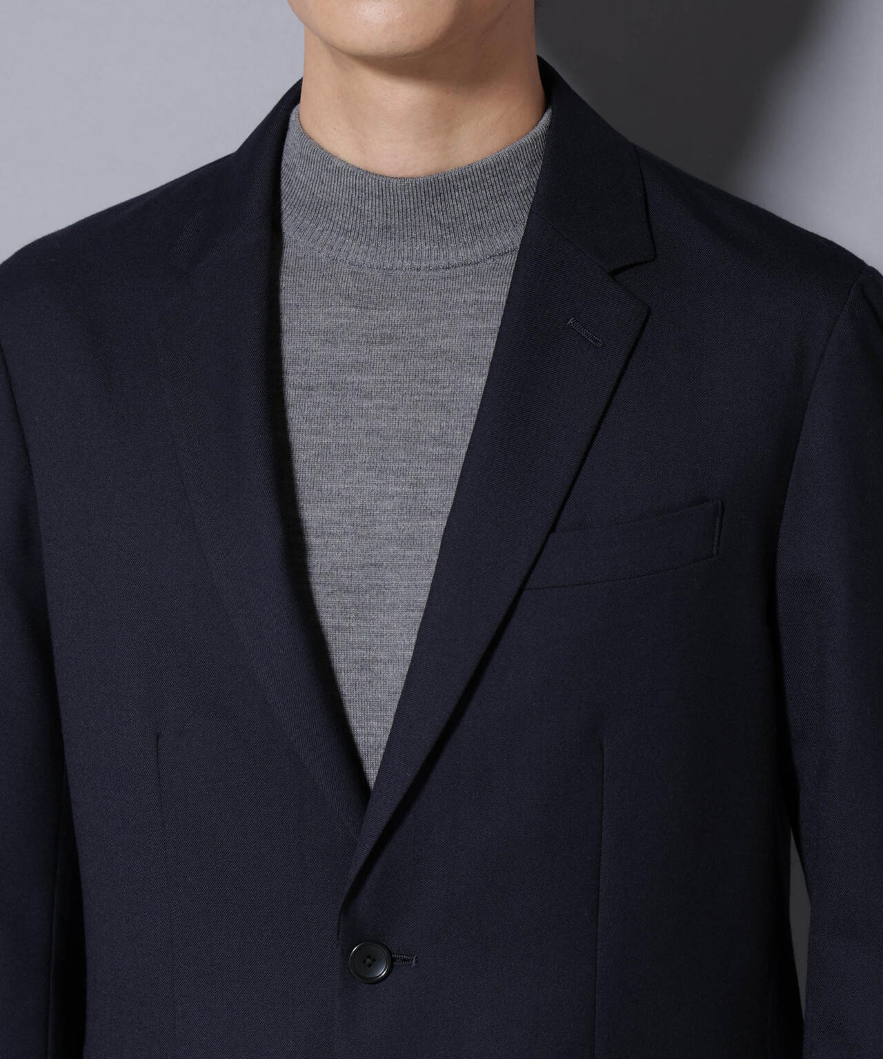 「N JACKET PREMIUM」RENU(R) ウール混洗えるサキソニージャケット(セットアップ可) 6685217205