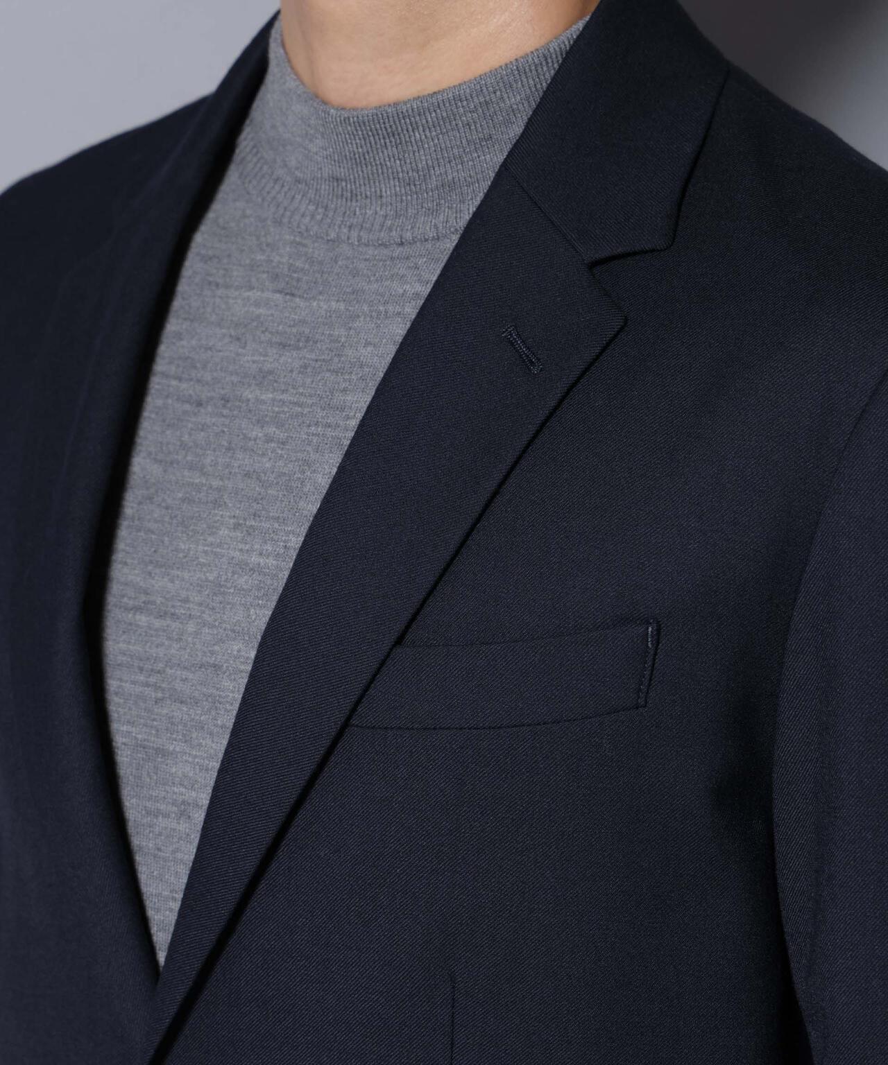 「N JACKET PREMIUM」RENU(R) ウール混洗えるサキソニージャケット(セットアップ可) 6685217205