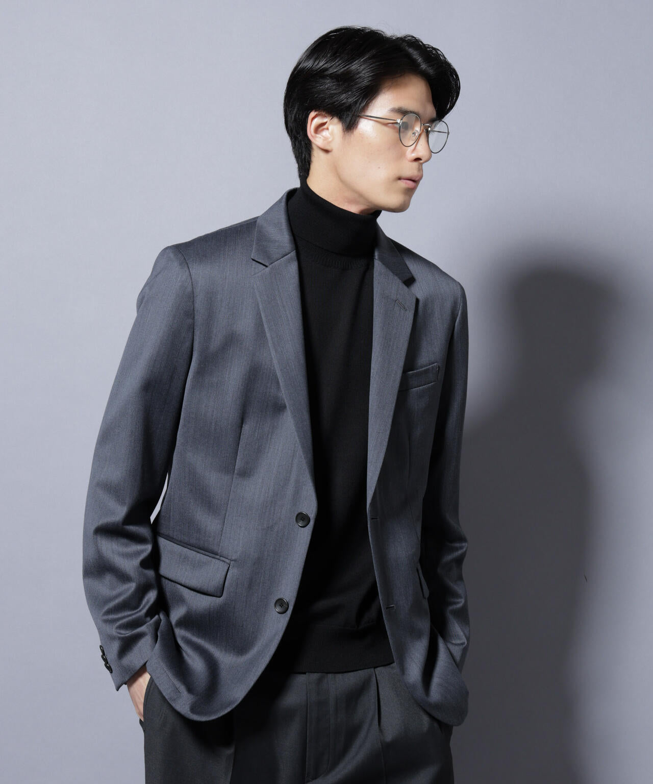 【大人気セットアップ】「Damerino Select」 ウールシルクベネシャンジャケット(セットアップ可) 6685217207